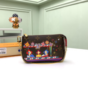 Louis Vuitton Christmas Pochette Accessoires Mini Clutch Bag