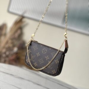 Louis Vuitton Mini Pochette Chain Handbag