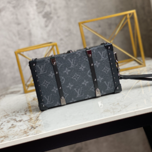 Louis Vuitton Catwalk Wood Box Handbag – Black