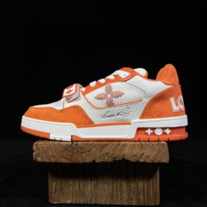 Louis Vuitton Trainer Velcro Fastening Low-Top Casual Shoes, Skate Shoes, Trainers for Men and Women 1A9ZBI