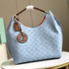 Louis Vuitton Carmel Hobo Tote Handbag – Blue