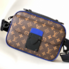 Louis Vuitton Monogram S Lock Messenger Bag – Blue