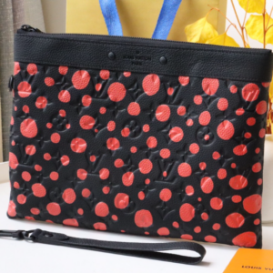 Louis Vuitton New Pochette To-Go Clutch Bag – Black/Red