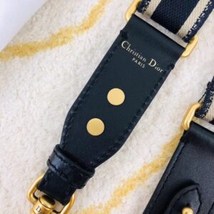 Dior Blue Embroidery Adjustable Shoulder Strap