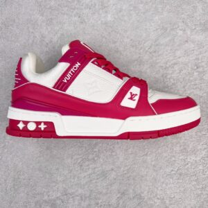 Louis Vuitton Trainer Rose Pink Low-Top Casual Shoes, Trainers, Sports Shoes for Men and Women 1AA6WI
