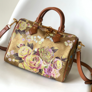 Louis Vuitton Gold Scattered Flower OnTheGo Handbag