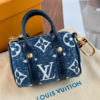 Louis Vuitton Mini Denim Pillow Bag Pendant