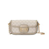 Replica Gucci Horsebit 1955 GG Supreme Canvas Should Bag 735178 Oatmeal