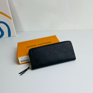 Louis Vuitton Monogram Empreinte Clemence Wallet – Black
