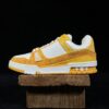 Louis Vuitton Trainer Yellow and White Low-Top Casual Shoes, Trainers, Sports Shoes for Men and Women 1A9JHB