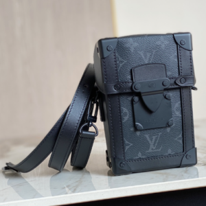 Louis Vuitton VERTICAL TRUNK Mini Handbag for Men – Black Flower