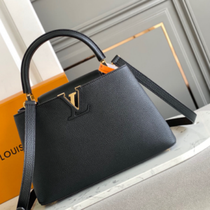 Louis Vuitton Capucines BB Galet Medium Bag – Black