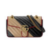 Replica Gucci GG Marmont Small Shoulder Bag 443497 Beige/Black