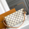 Louis Vuitton Mini Pochette – White