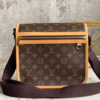 Louis Vuitton Men’s Ancient Floral Horizontal Zipper Hijab Messenger Bag