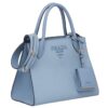 Prada Monochrome Bag In Pale Blue Saffiano Leather