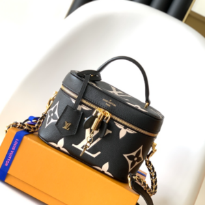 Louis Vuitton Giant Monogram Vanity Small Handbag – Black