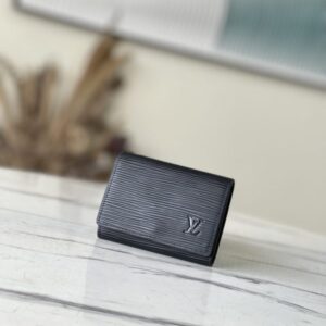Louis Vuitton Water Ripple Black Business Card Holder