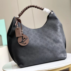 Louis Vuitton Carmel Hobo Tote Handbag – Black