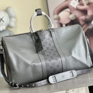 Louis Vuitton MTaigarama Keepall 50 Travel Bag – Gray