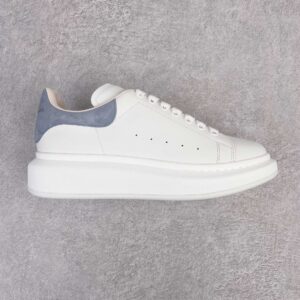 Alexander McQueen White Grey Low-Top Trainers Casual Shoes Chunky-Soled Shoes Height-Enhancing Shoes Men's Shoes Women's Shoes 553680WHGP79426
