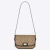 Saint Laurent Monogram All Over Medium Satchel In Canvas