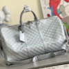Louis Vuitton Keepall Bandoulière 50 Travel Bag – Gray