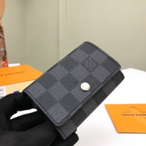 Louis Vuitton Damier Graphite 6 Key Case – Gray