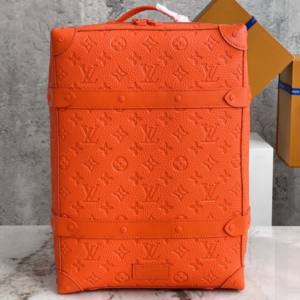 Louis Vuitton Virgil Abloh Taurillon Leather Backpack – Orange