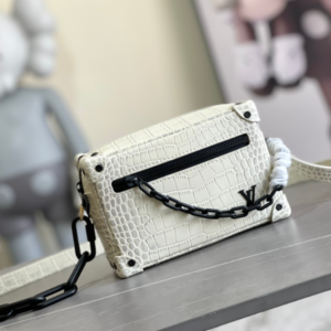 Louis Vuitton Mini Soft Trunk Handbag – White