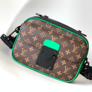 Louis Vuitton Monogram S Lock Messenger Bag – Green