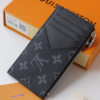 Louis Vuitton New Coin Zipper Card Holder – Black