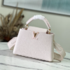 Louis Vuitton Capucines Small Handbag – White