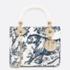 Dior Mini Lady Dior Bag With Toile De Jouy Printed