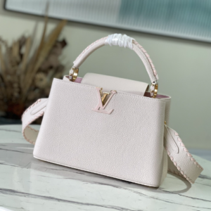 Louis Vuitton Capucines Medium Handbag – White
