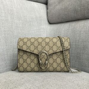 Replica Gucci Dionysus canvas chain wallet